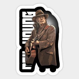 Classic Photo Young Music Sticker